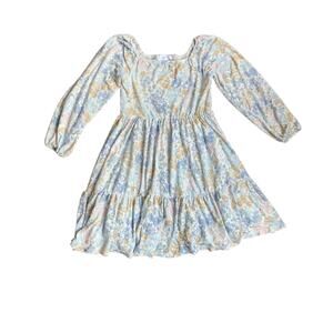 Angel Dear Bamboo Puff Sleeve Smocked Dress